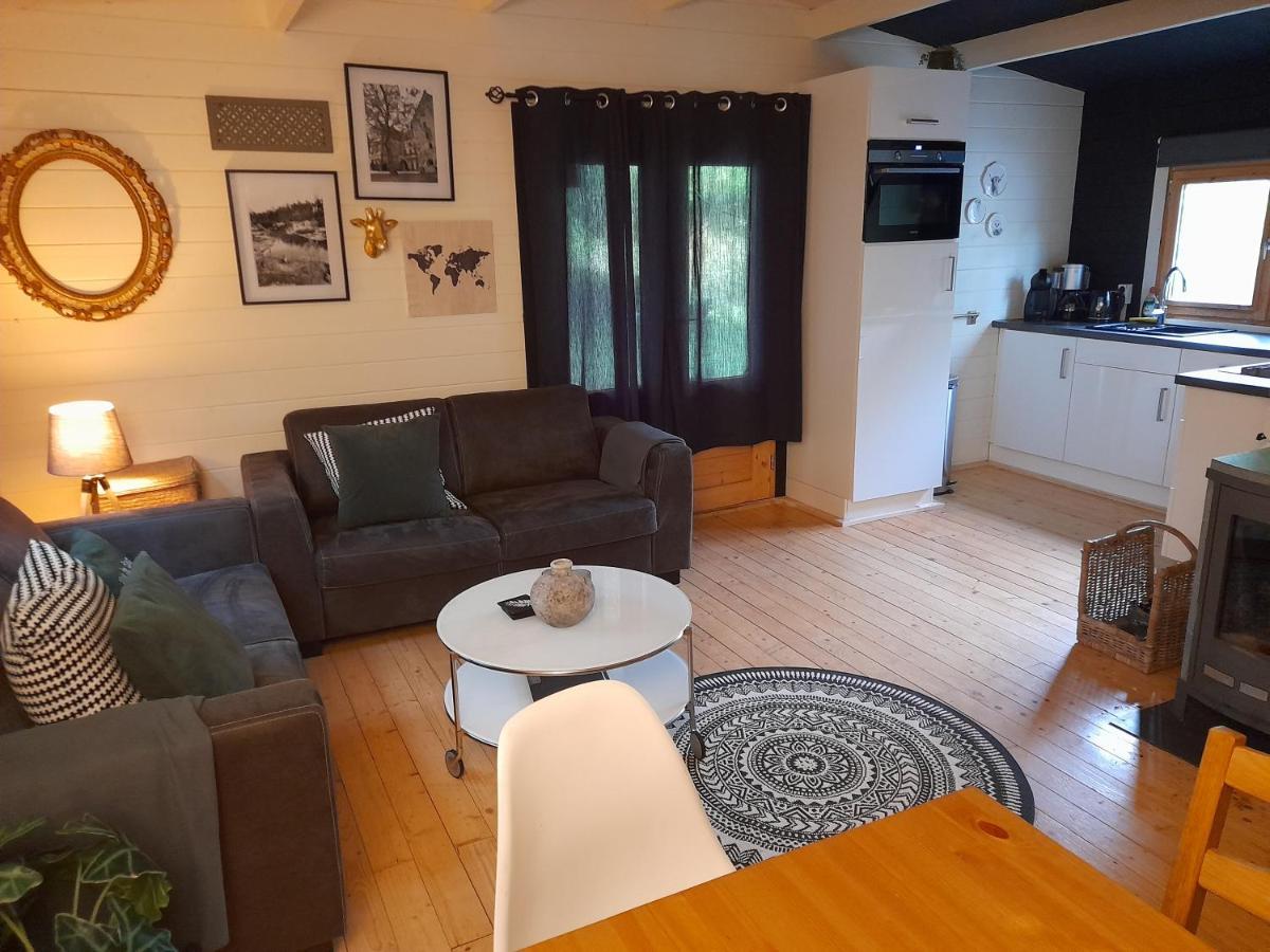 Geweldige 5 persoons Chalet met verwarmd zwembad nabij Dierenpark WILDLANDS Schoonebeek Buitenkant foto