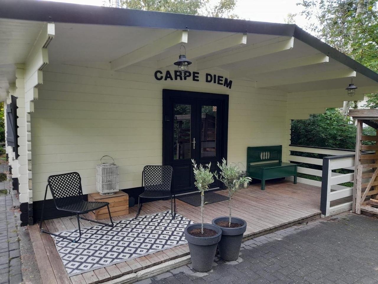 Geweldige 5 persoons Chalet met verwarmd zwembad nabij Dierenpark WILDLANDS Schoonebeek Buitenkant foto