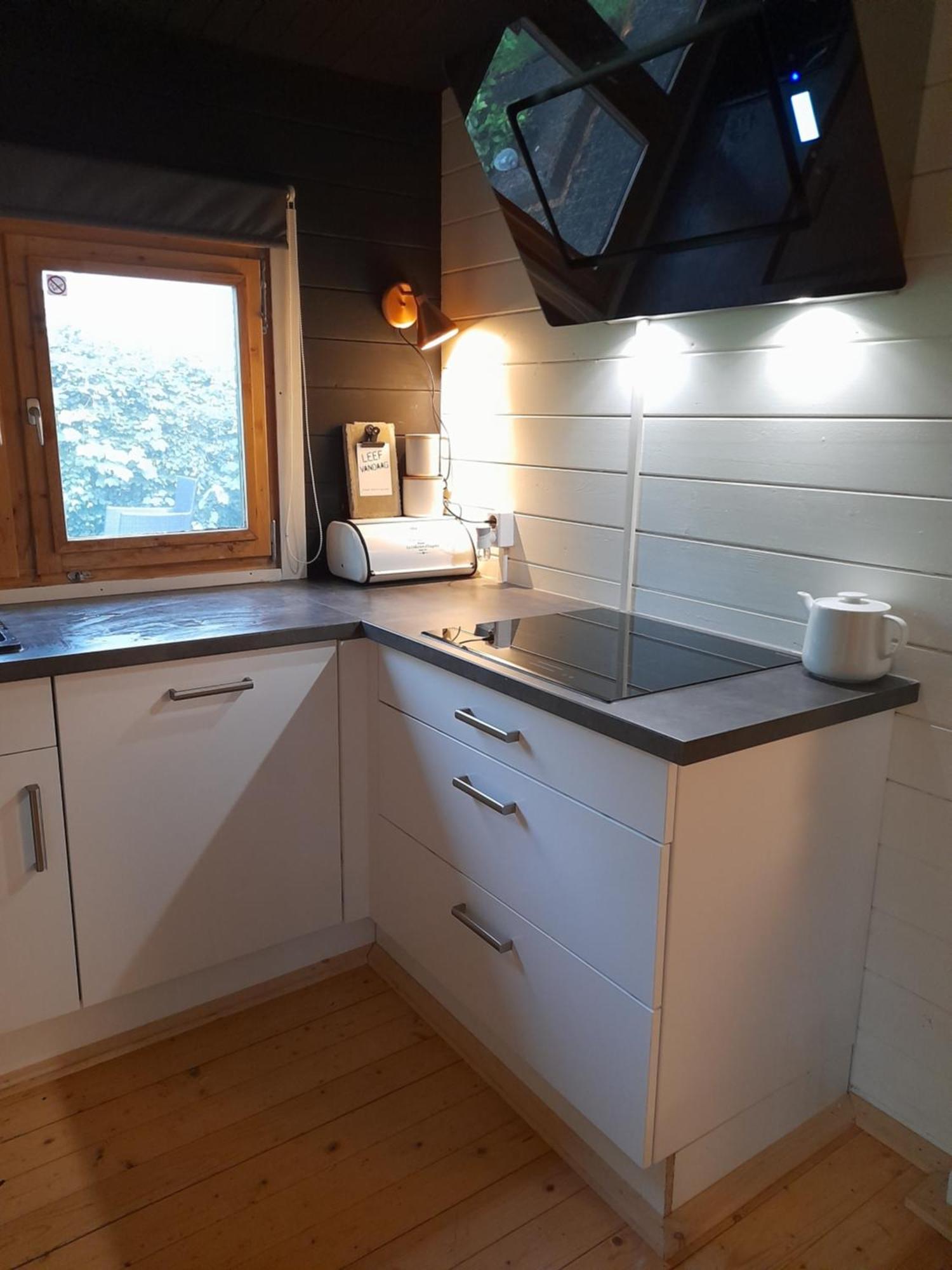 Geweldige 5 persoons Chalet met verwarmd zwembad nabij Dierenpark WILDLANDS Schoonebeek Kamer foto