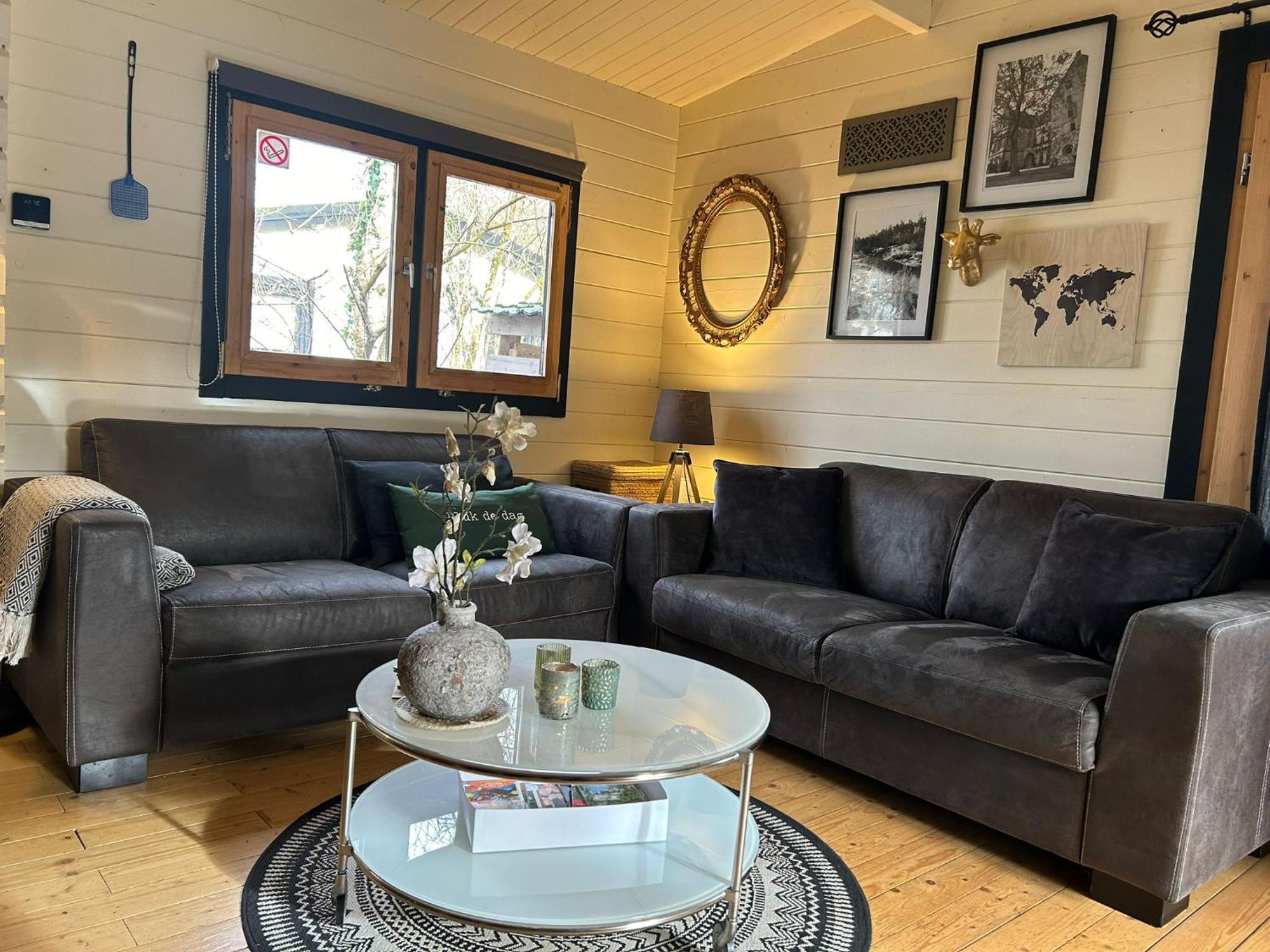Geweldige 5 persoons Chalet met verwarmd zwembad nabij Dierenpark WILDLANDS Schoonebeek Buitenkant foto